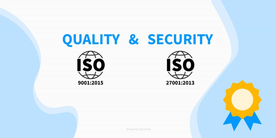 ISO 9001 and 27001 certifications